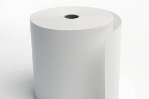 Paperroll of thermal paper, used for receipts, tickets, ATMs, etc.